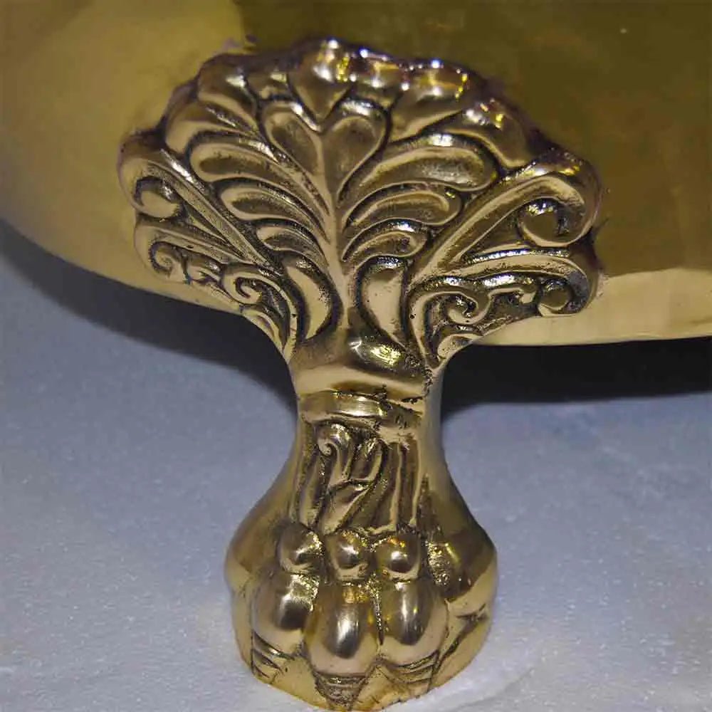 Coppersmith Creations Brass Golden Polish Freestanding Bath Tub Traditional Clawfoot in Brass Golden Finish