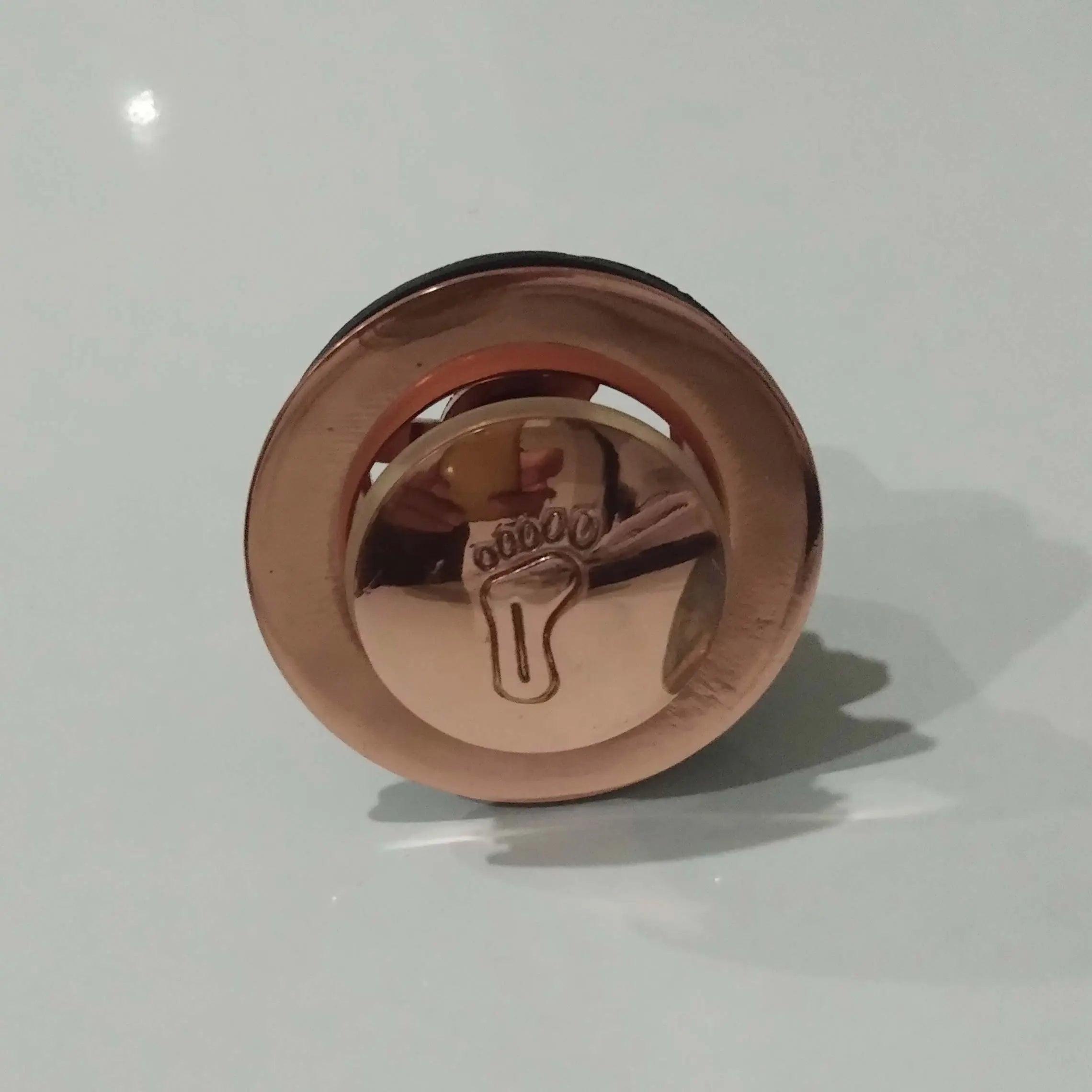 Coppersmith Creations Brass Popup Waste for Bathtubs in Copper