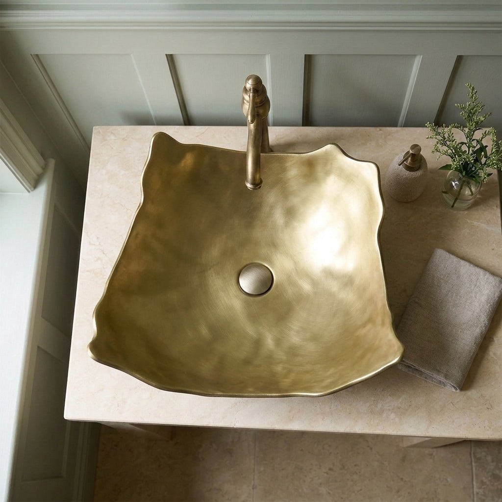 Coppersmith Creations Broken Earthen Vessel Style Sink in