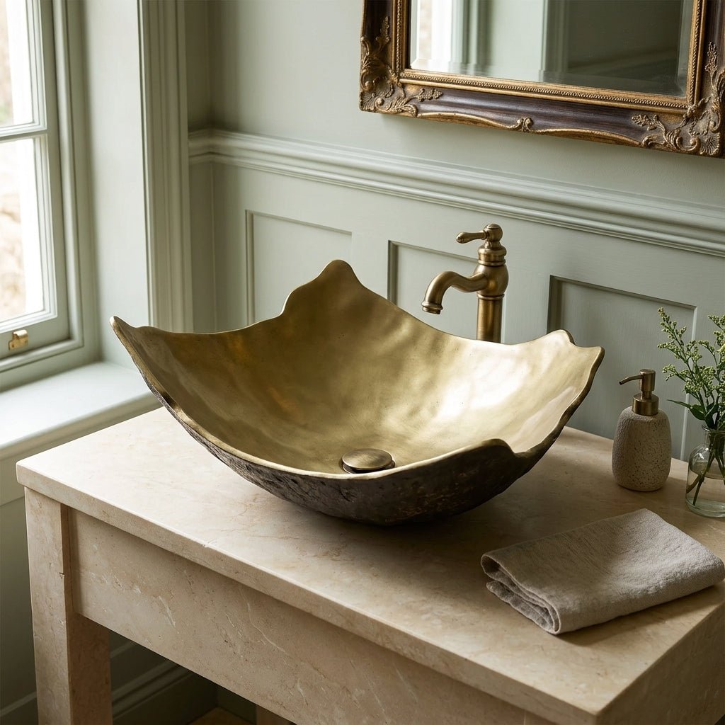 Coppersmith Creations Broken Earthen Vessel Style Sink in