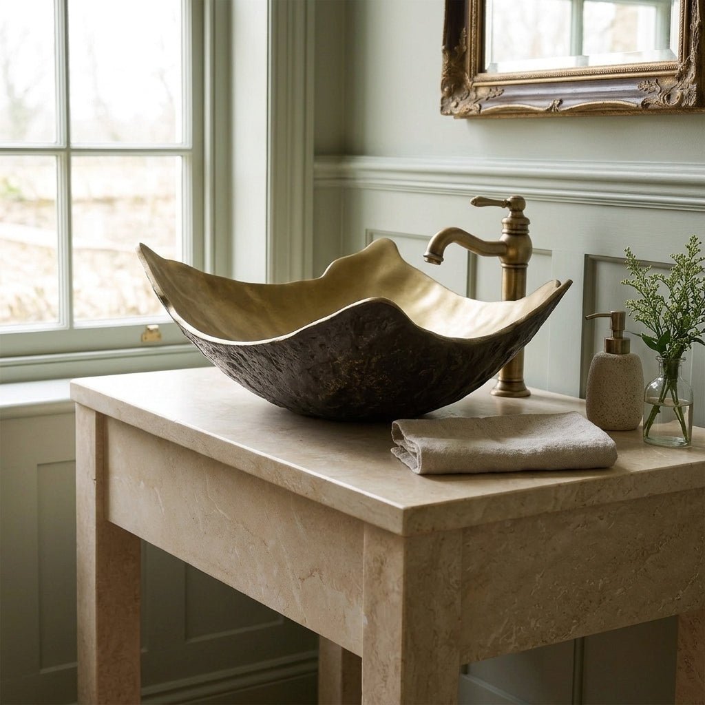Coppersmith Creations Broken Earthen Vessel Style Sink in