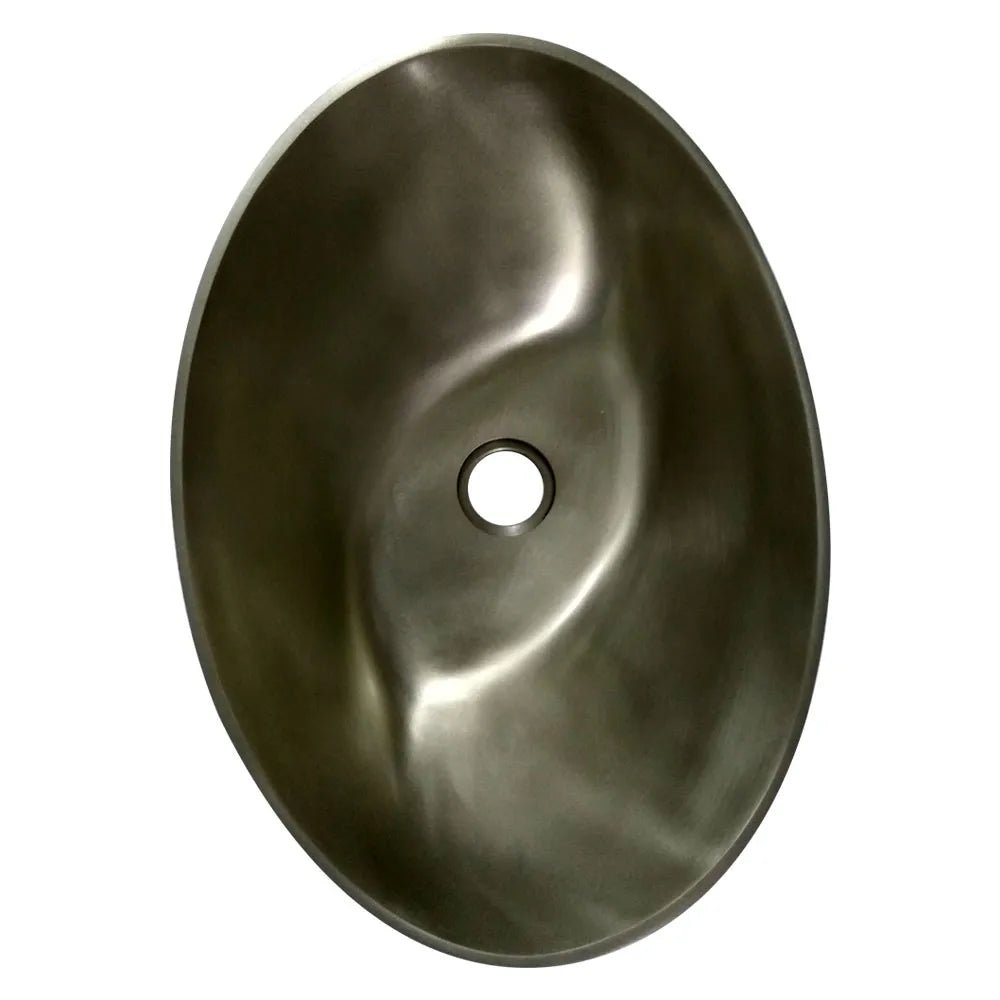 Coppersmith Creations Cast Bronze Sink 16 inch Earthen Lamp Style in