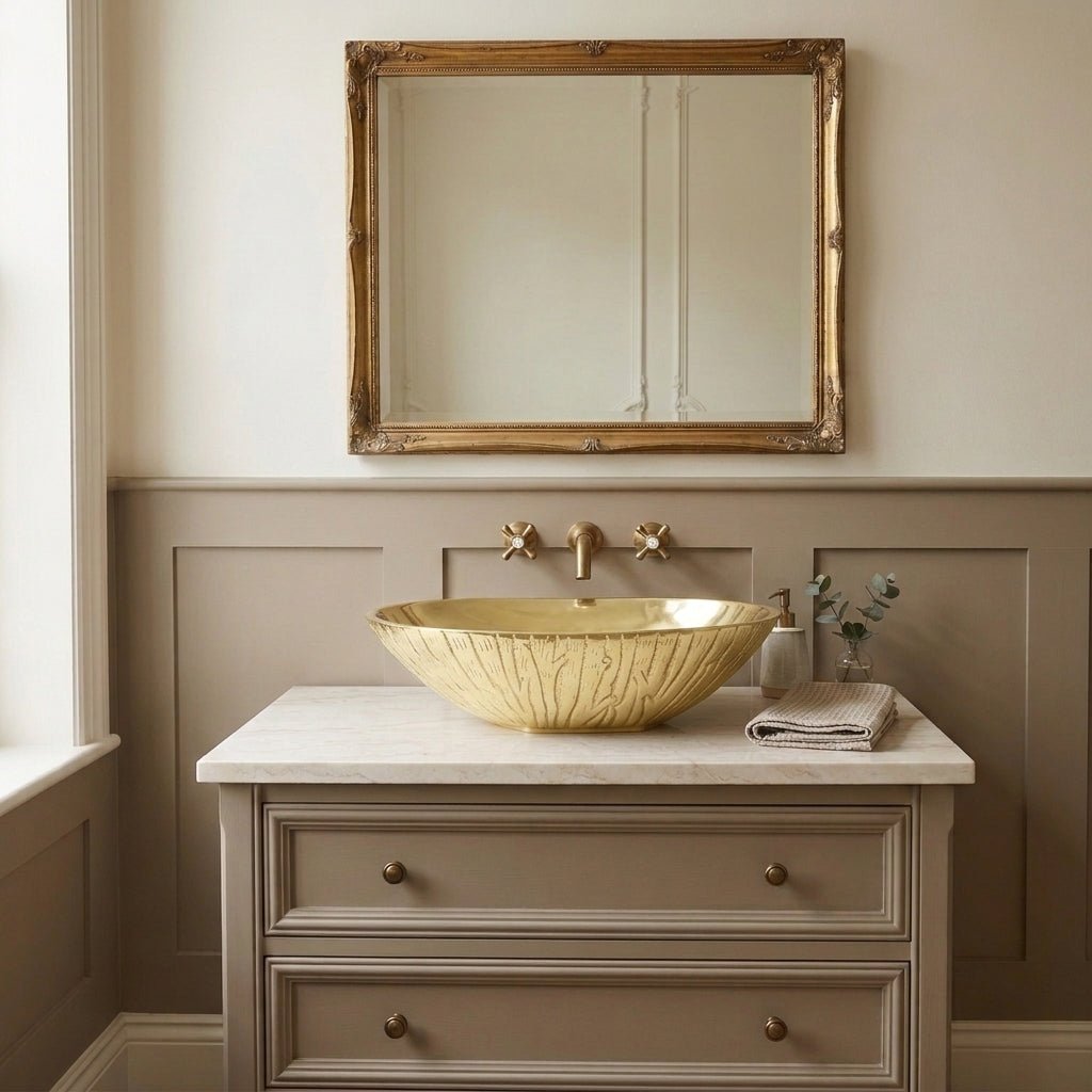 Coppersmith Creations Cast Bronze Sink Angelo in