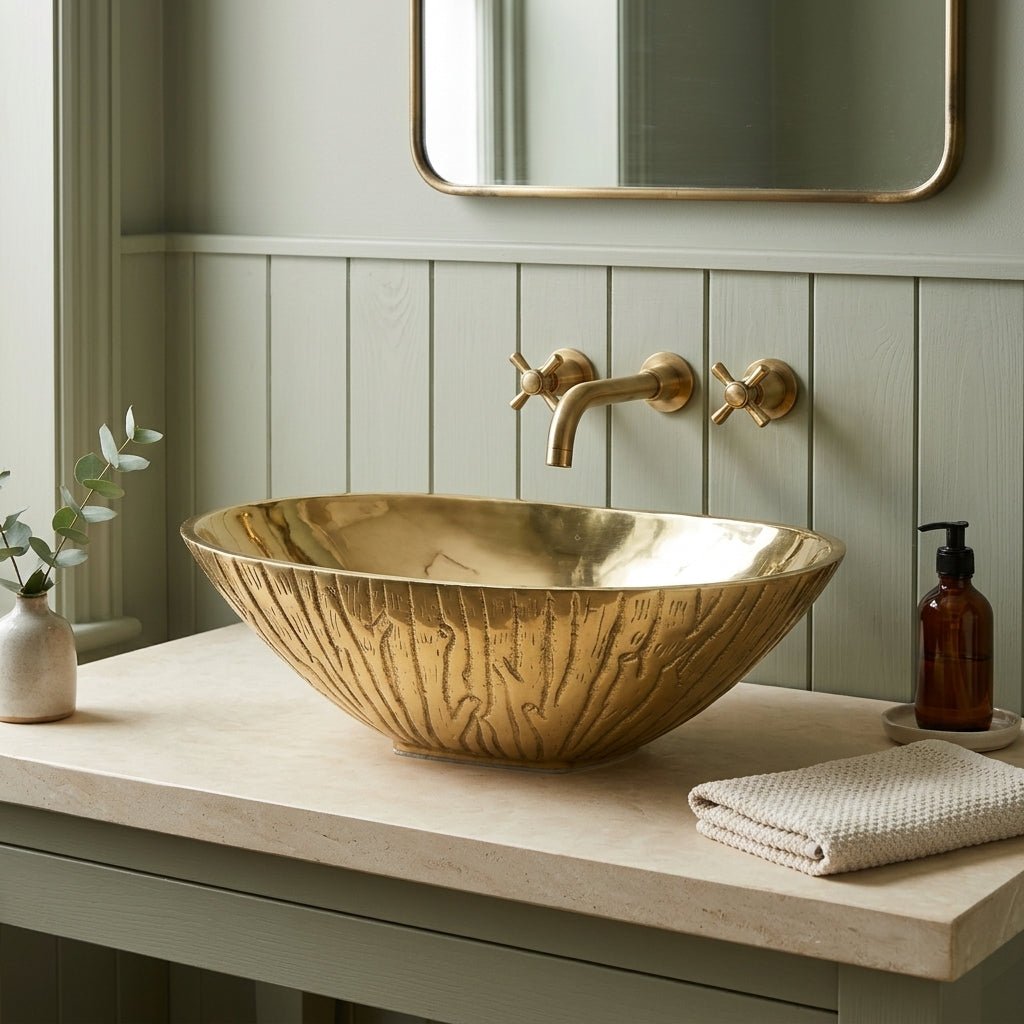 Coppersmith Creations Cast Bronze Sink Angelo in