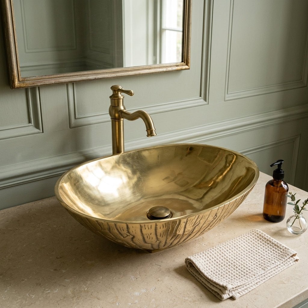 Coppersmith Creations Cast Bronze Sink Angelo in