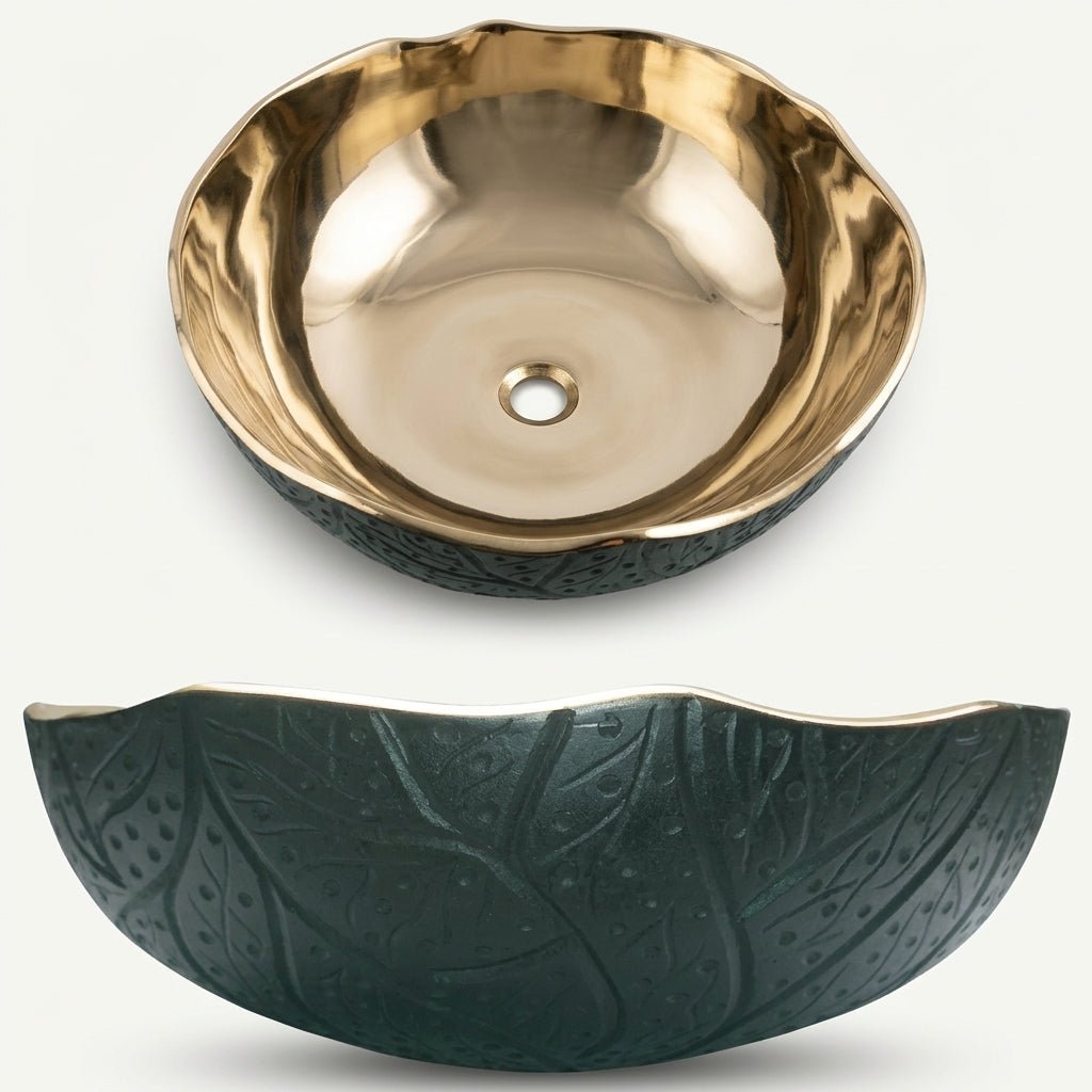 Coppersmith Creations Cast Bronze Sink Antique Finish 419mm in