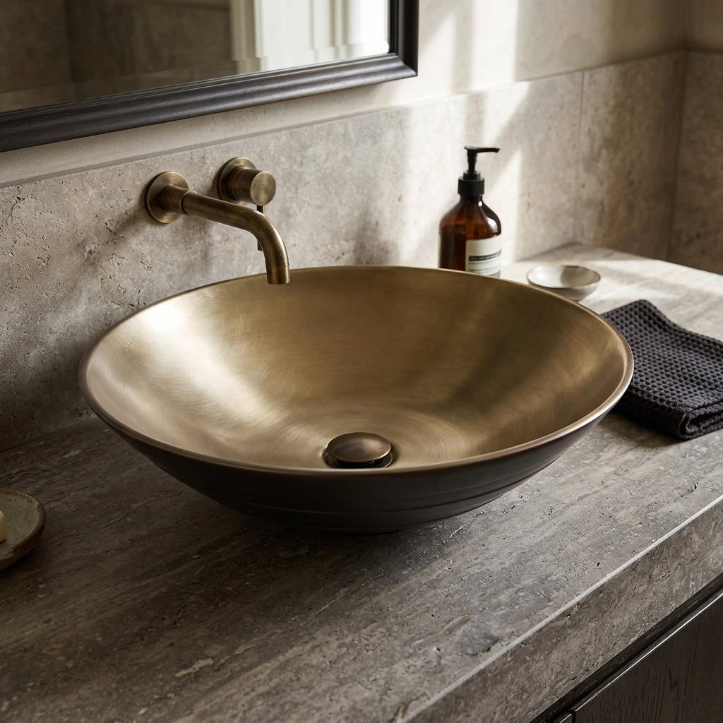 Coppersmith Creations Cast Bronze Sink Basilius in