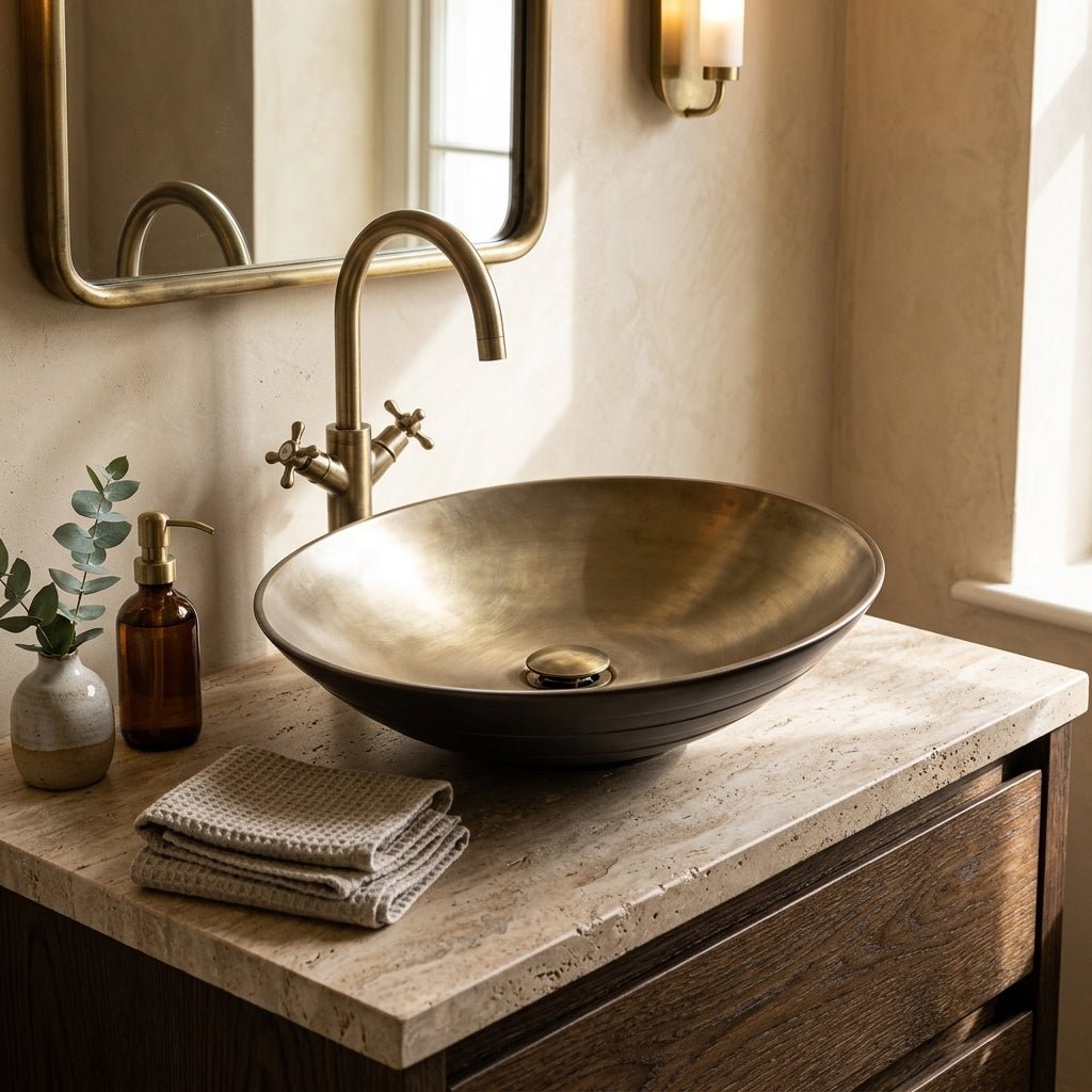 Coppersmith Creations Cast Bronze Sink Basilius in
