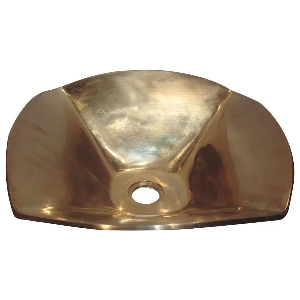 Coppersmith Creations Cast Bronze Sink Natural Bronze in