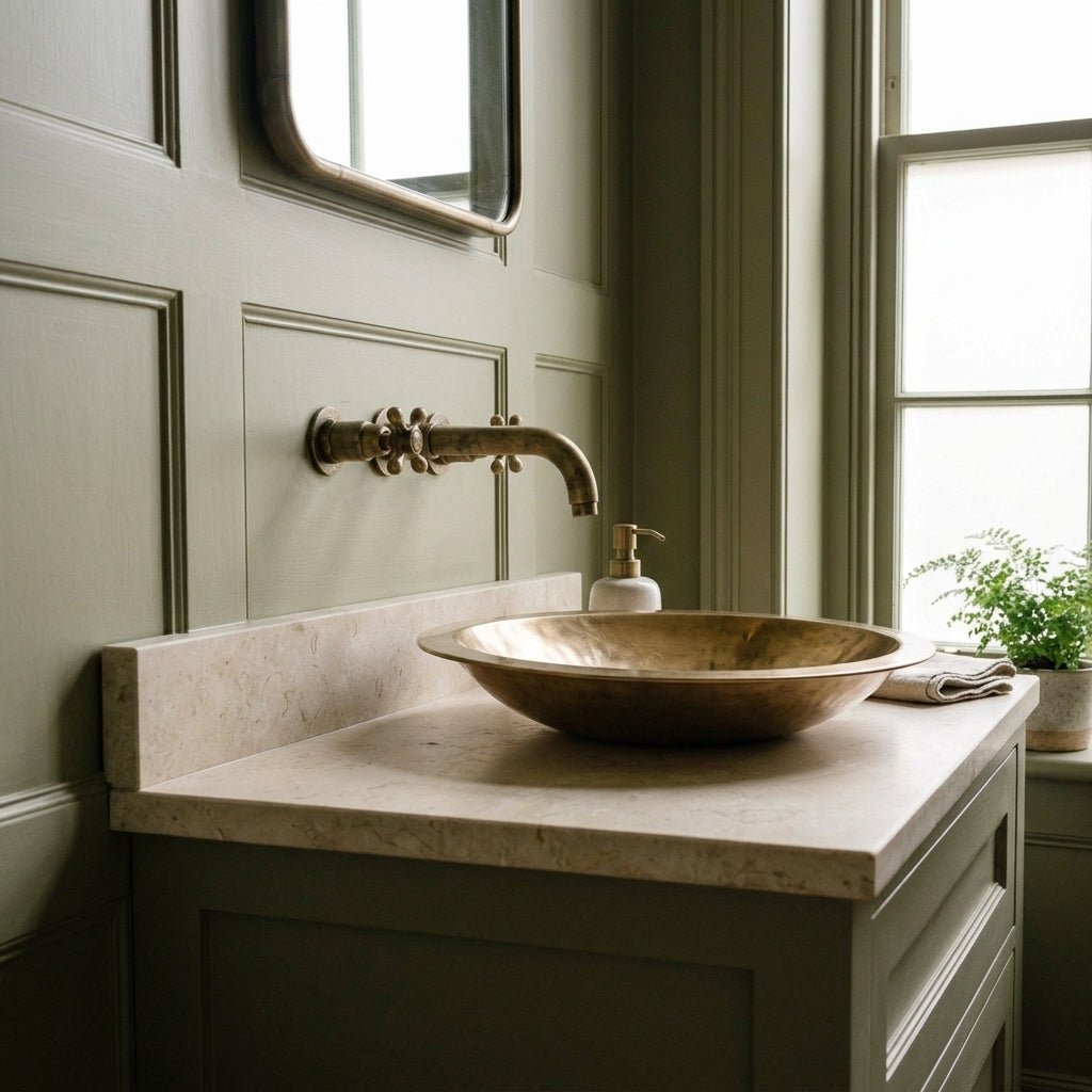 Coppersmith Creations Cast Bronze Sink Round 17x4 in