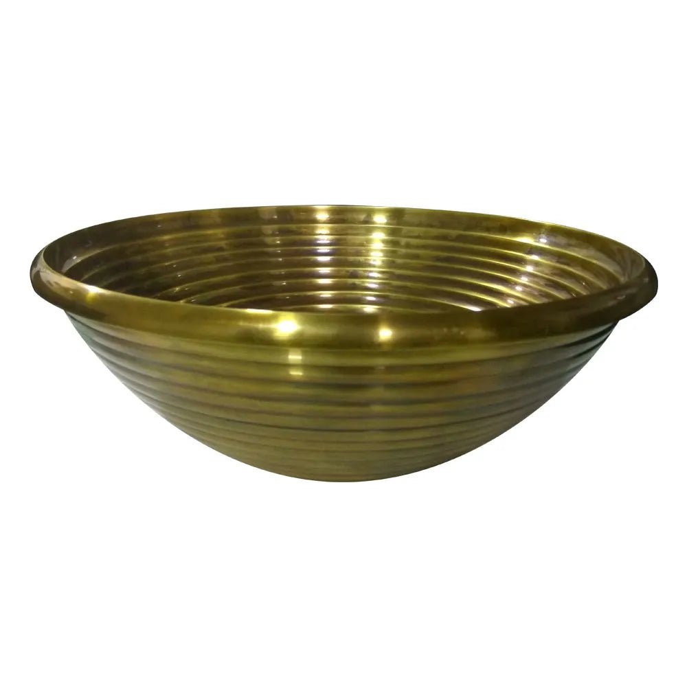 Coppersmith Creations Cast Bronze Sink Round Antique Bronze Finish in