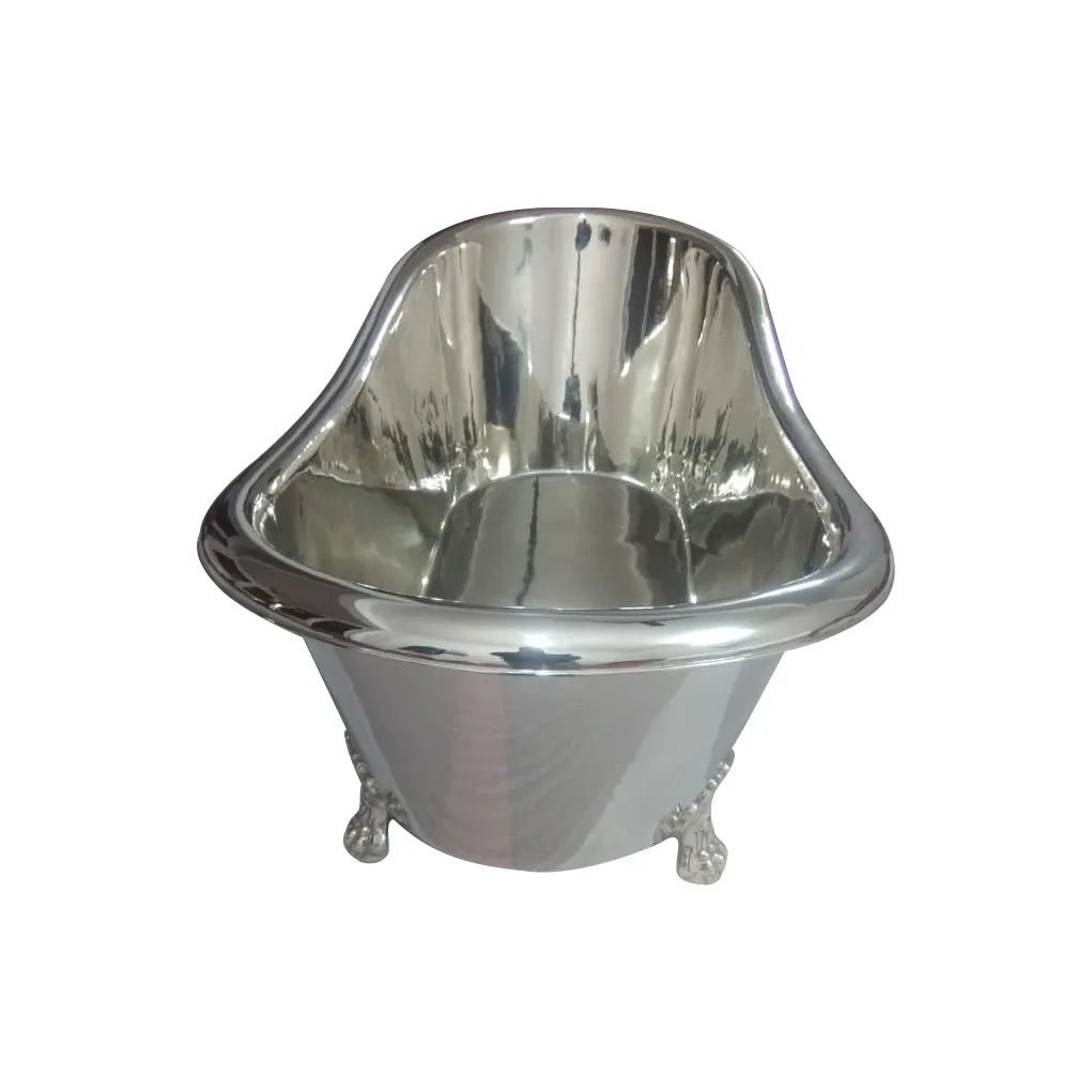 Coppersmith Creations Clawfoot Copper Bathtub Full Nickel Finish in Nickel