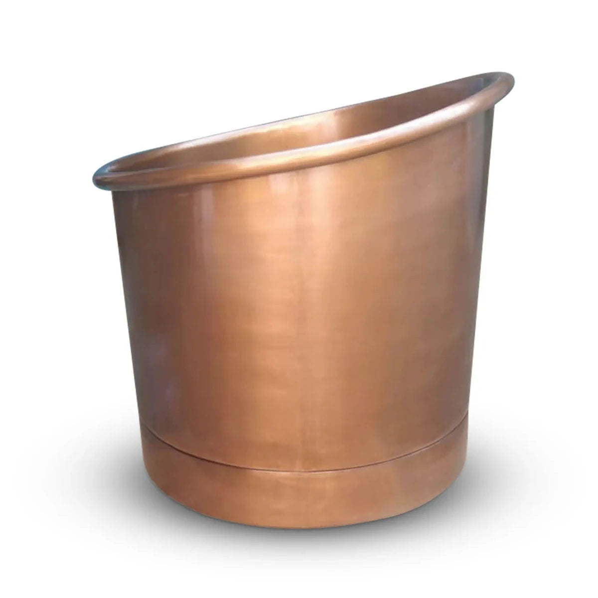 Coppersmith Creations Copper is a Freestanding Bathtub with size in 37.5" height / 39" diameter