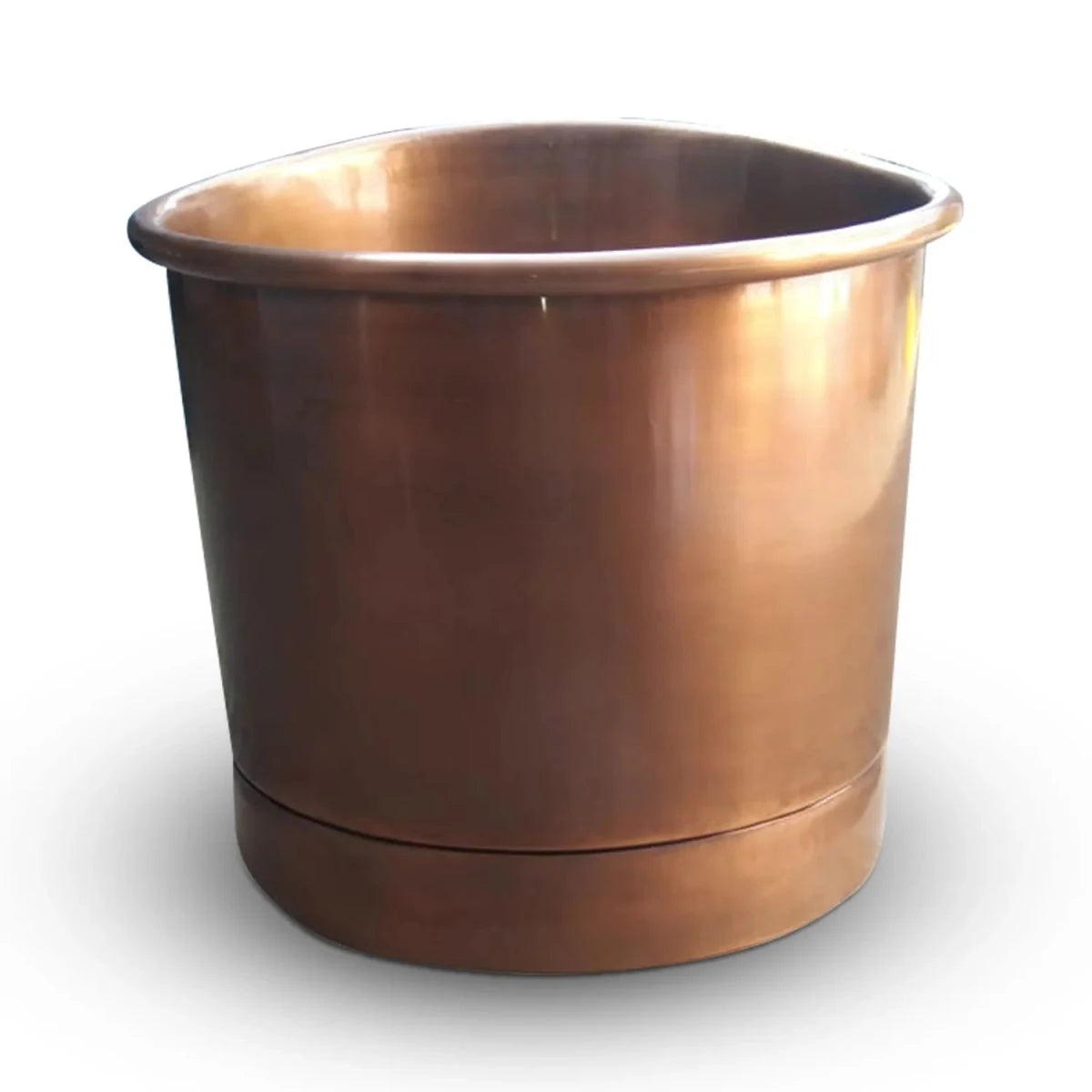 Coppersmith Creations Copper is a Freestanding Bathtub with size in 37.5" height / 39" diameter