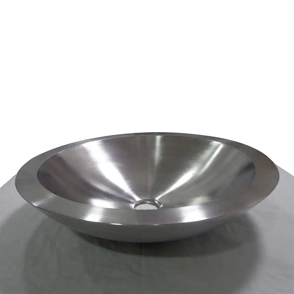 Coppersmith Creations Double Wall Shallow Steel Sink in