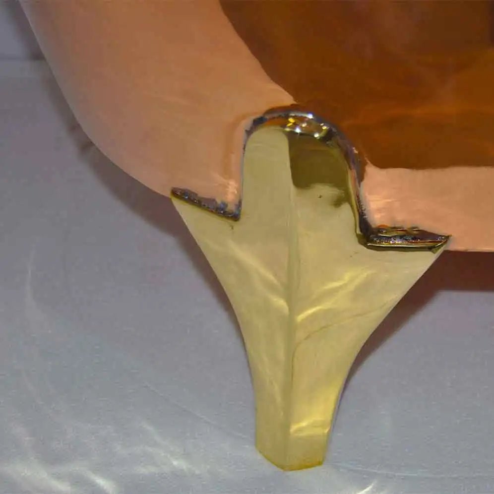 Coppersmith Creations Full Copper Finish Brass Legs Bathtub in Copper