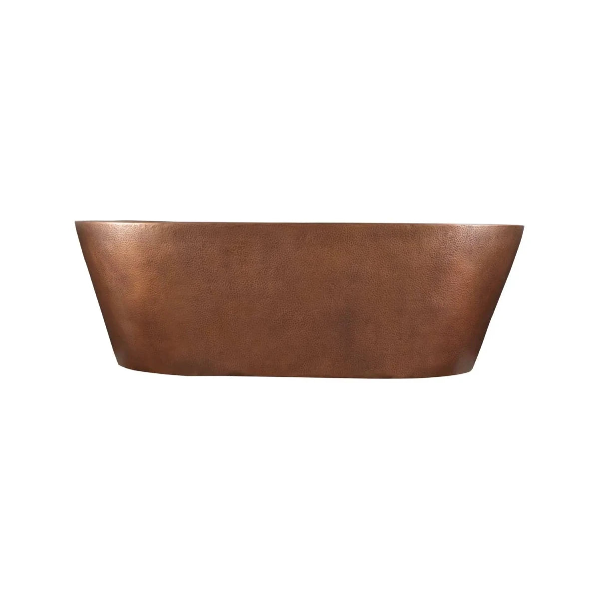 Coppersmith Creations Hammered Double Wall Copper Bathtub in Hammered Copper