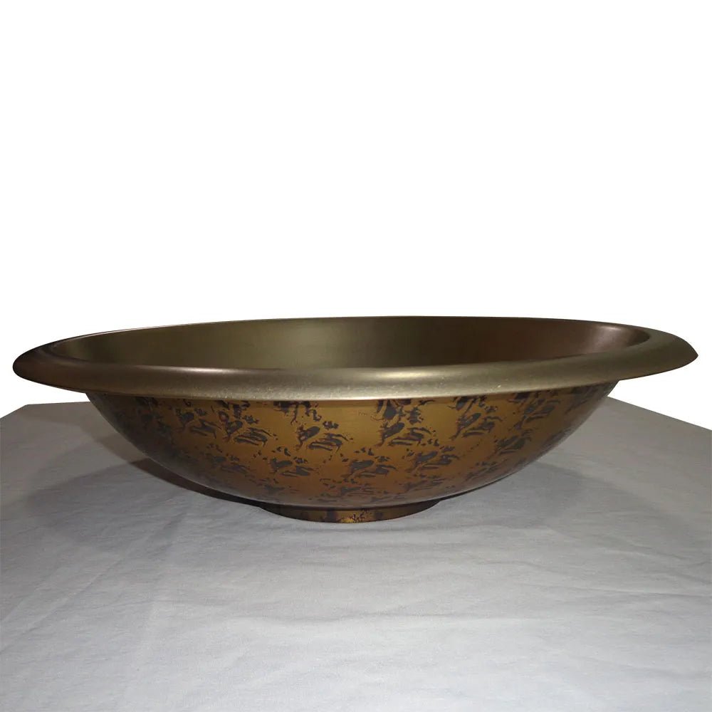 Coppersmith Creations Heritage Cast Bronze Sink 5 Signature Designs in Agota