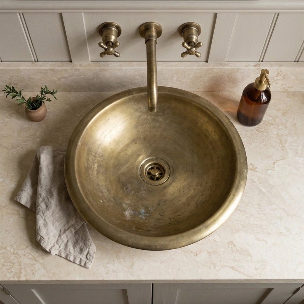 Coppersmith Creations Heritage Cast Bronze Sink 5 Signature Designs in Basilius