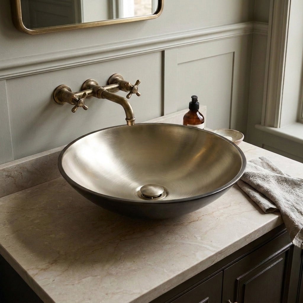 Coppersmith Creations Heritage Cast Bronze Sink 5 Signature Designs in Basilius