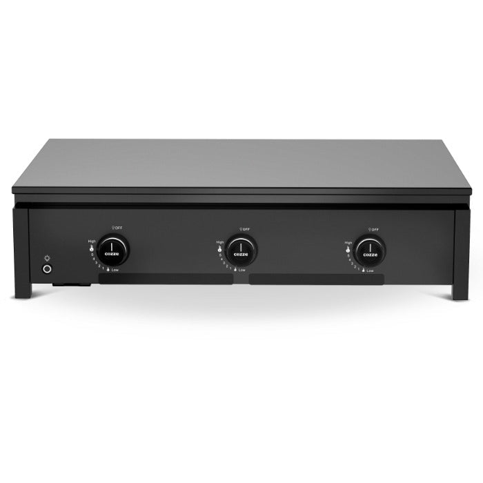 Cozze® Combo 900 Gas Grill & Plancha Unit in Black