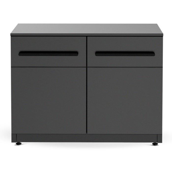 Cozze® Elements Outdoor Kitchen 90 with Steel Worktop in Black