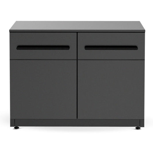Cozze® Elements Outdoor Kitchen 90 with Steel Worktop in Black