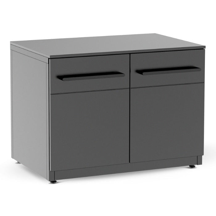 Cozze® Elements Outdoor Kitchen 90 with Steel Worktop in Black