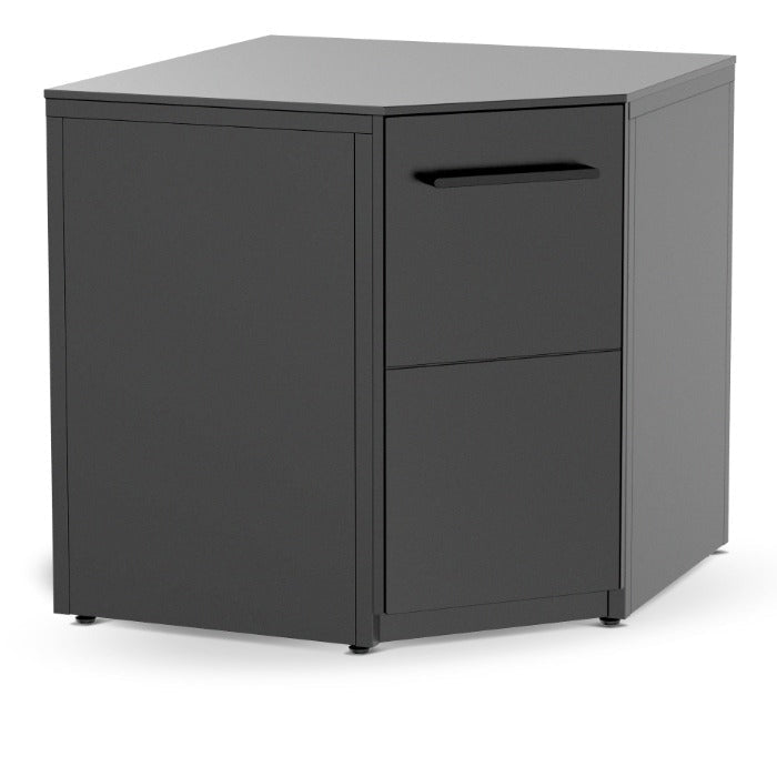 Cozze® Elements Outdoor Kitchen for Corner with Worktop in Black