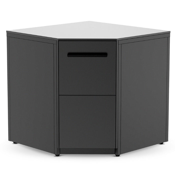 Cozze® Elements Outdoor Kitchen for Corner with Worktop in Black