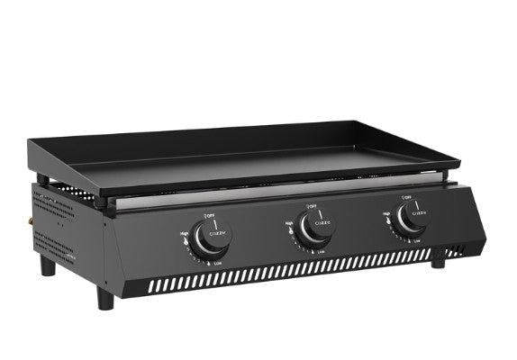 Cozze® G - 700 Gas Plancha Grill with 3 Burners - 30 mbar in Matt Black