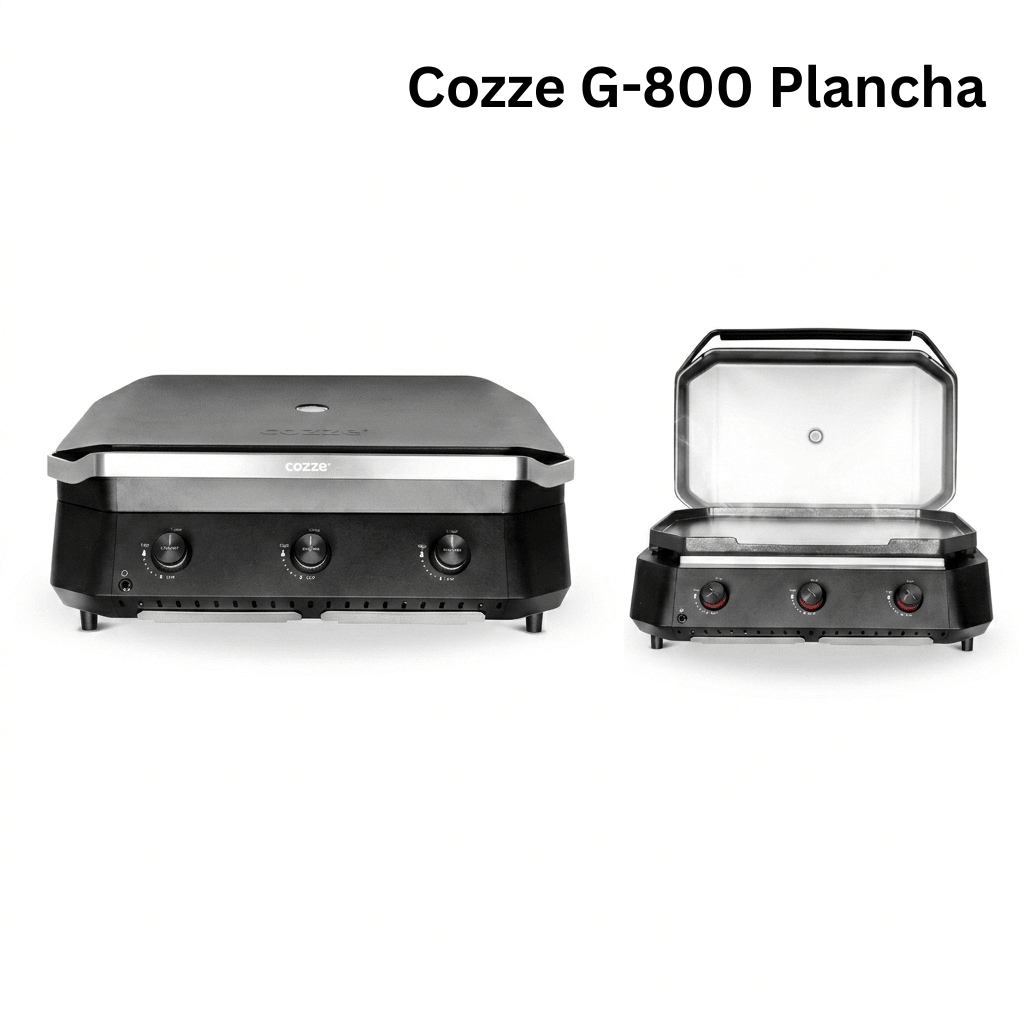 Cozze® Modular Outdoor Kitchen with Gas Grill, Storage and Sink in Black