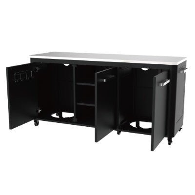 Cozze® Outdoor Kitchen with Stainless Steel Table Top in 120