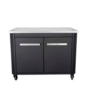 Cozze® Outdoor Kitchen with Stainless Steel Table Tops in 90H 70cm