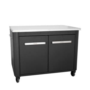 Cozze® Outdoor Kitchen with Stainless Steel Table Tops in 90H 70cm