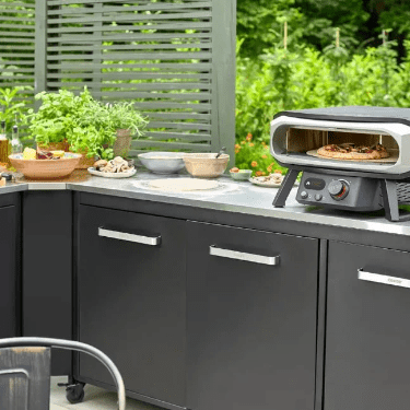 Cozze® Pizza Oven Premium Rotate Electric – 230V - pizza oven - Ice Cold Spice | 13" Black