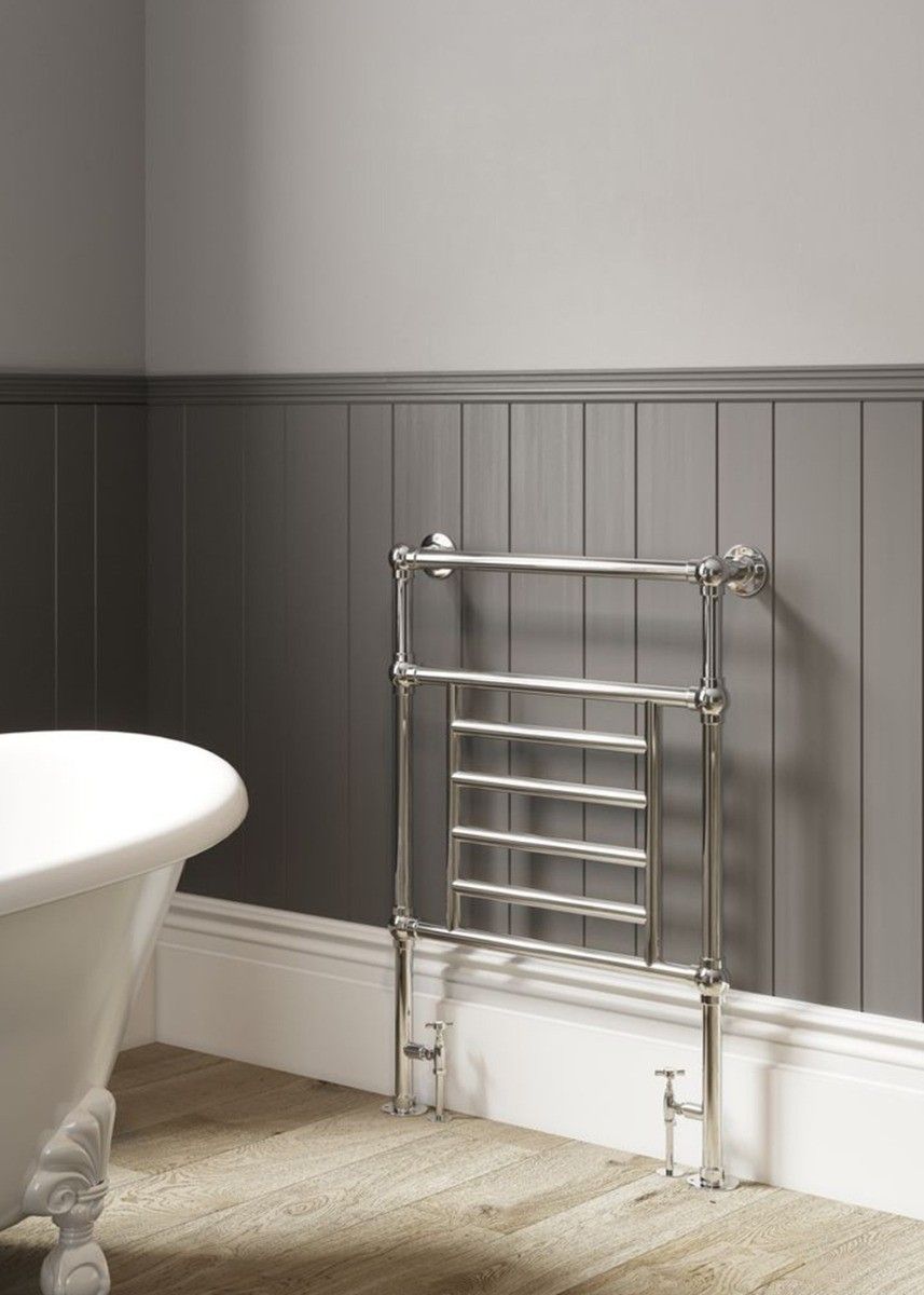 DQ Cranwich Floor Mounted Traditional Towel Rail