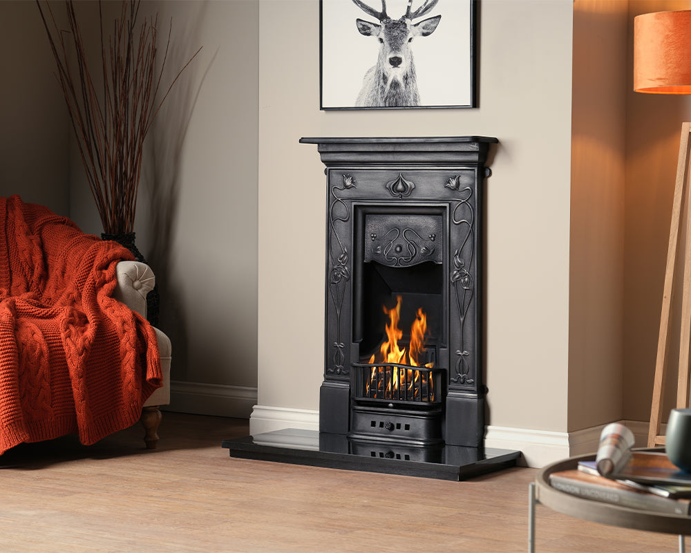 Carron Crocus Cast Iron Combination Fireplace