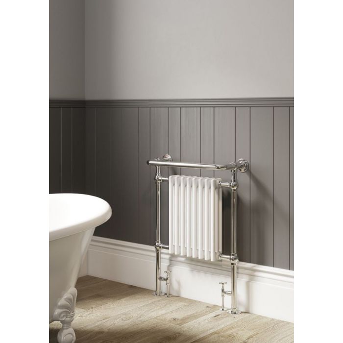 DQ Croxton Floor Mounted Traditional Towel Rail
