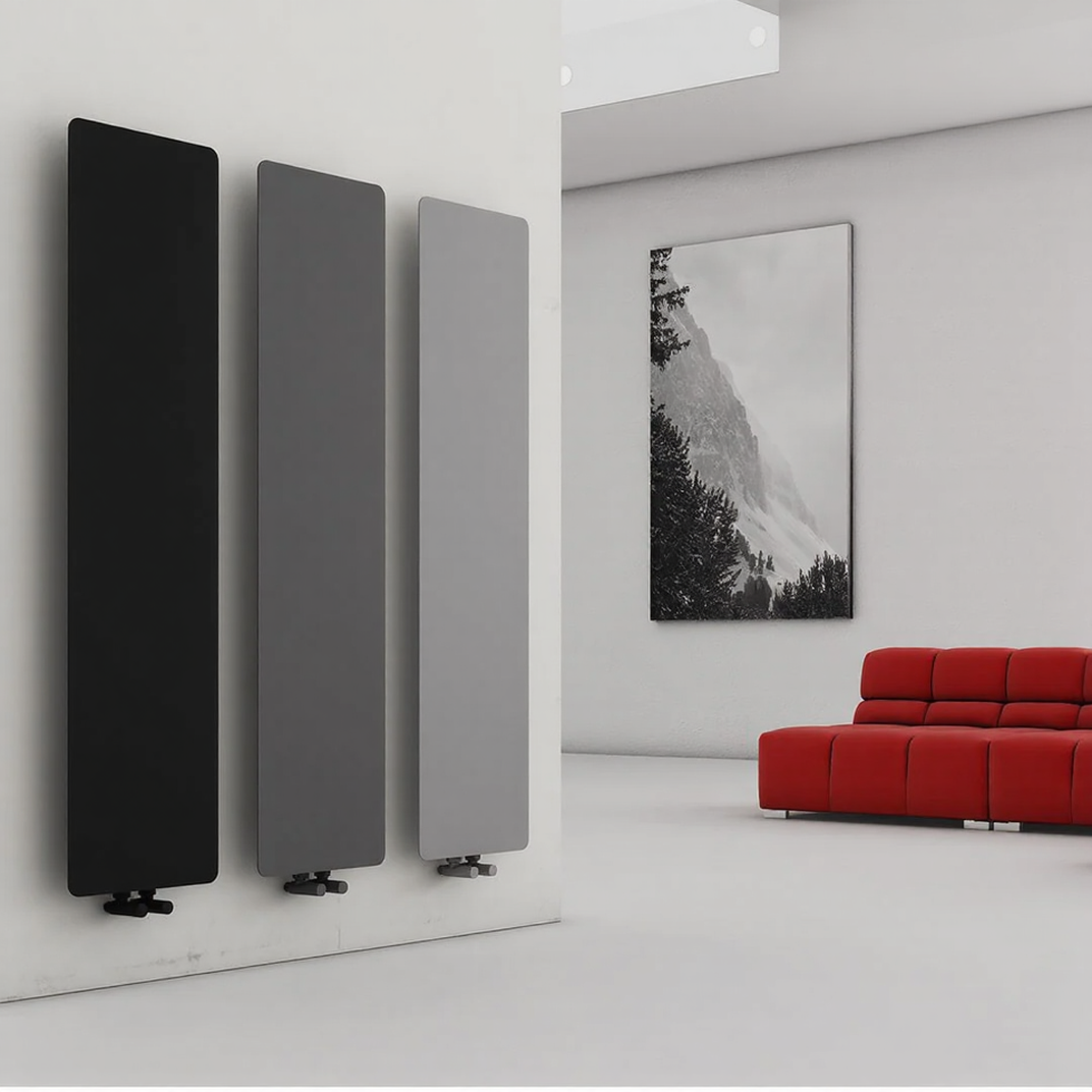 Carisa Croydon Steel Flat Panel Vertical Designer Radiator