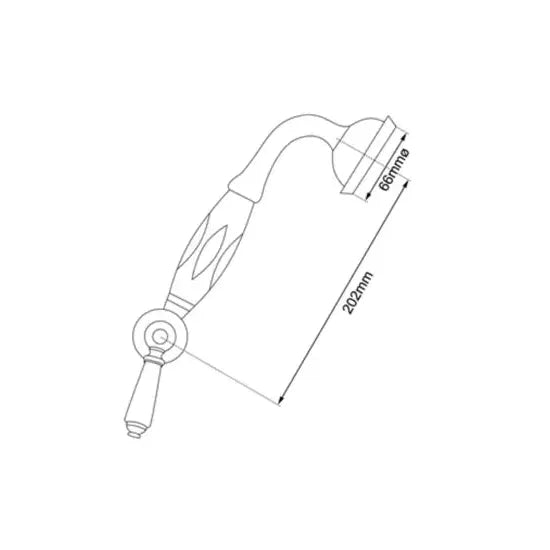 Hurlingham Nickel Diverter & Handset For Slider - Ice Cold Spice | Nickel