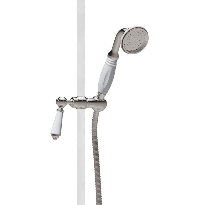 Hurlingham Nickel Diverter & Handset For Slider - Ice Cold Spice | Nickel