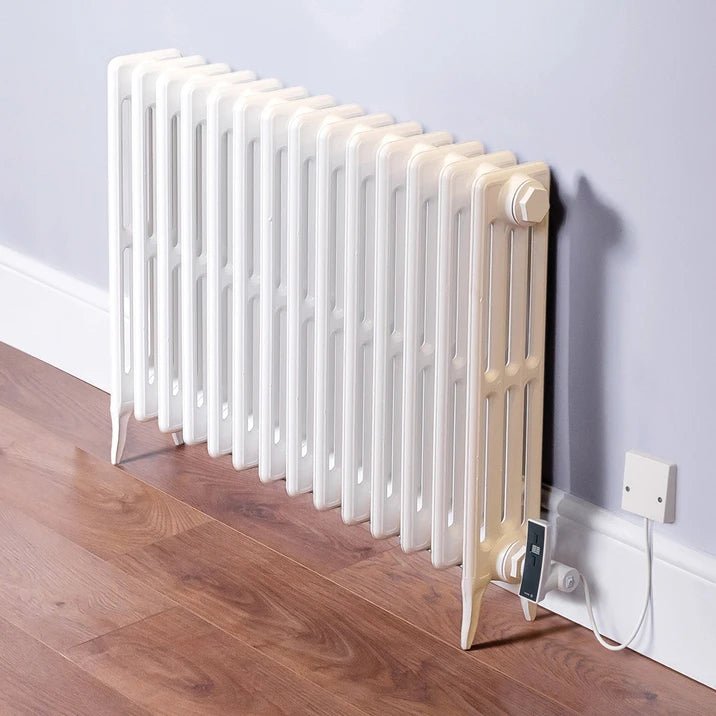 DQ Hawkshaw Electric Horizontal 4 Column Cast Iron Radiator in 460H x 735W