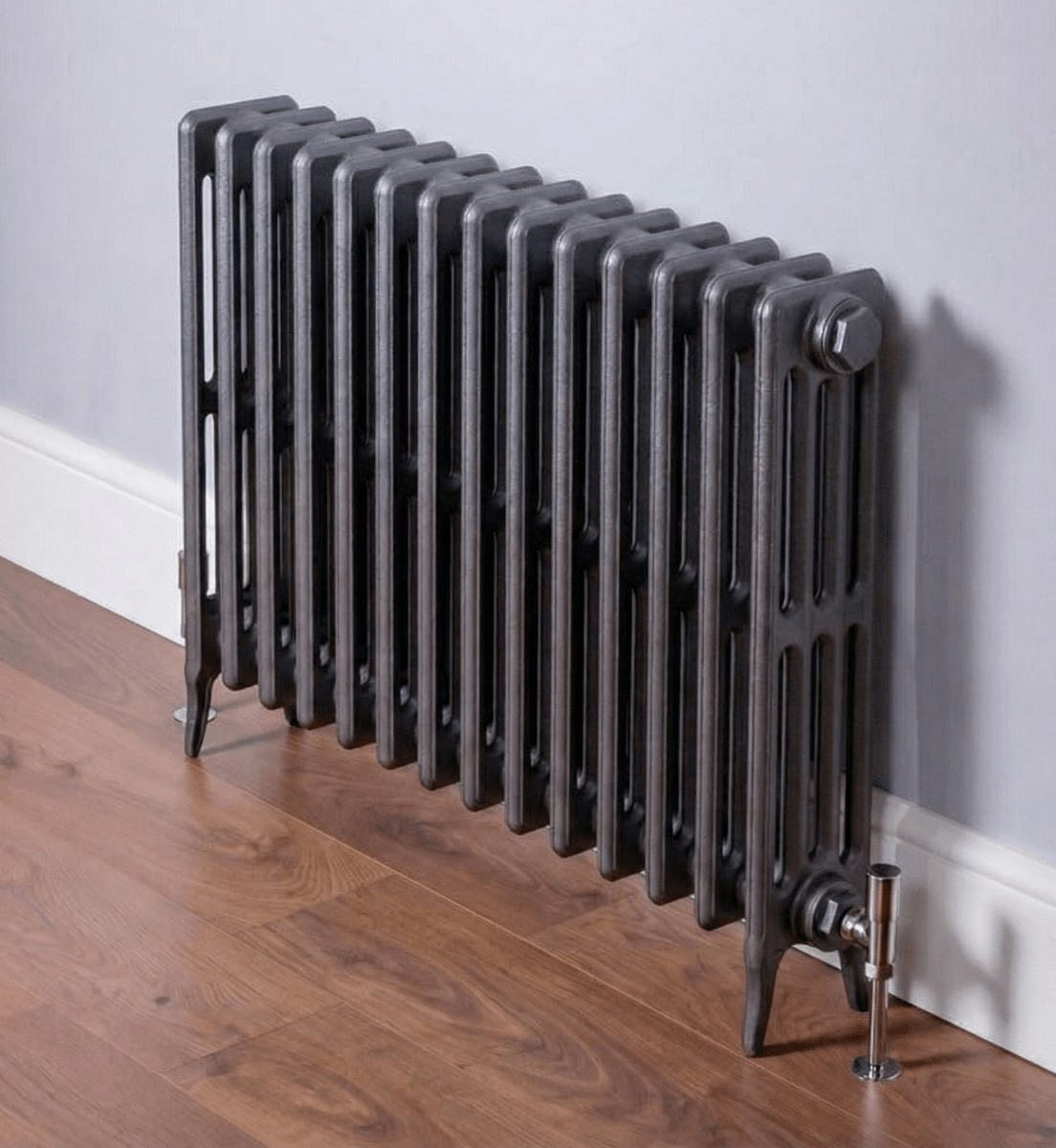DQ Hawkshaw Horizontal 4 Column Cast Iron Radiator in 460H x 665W