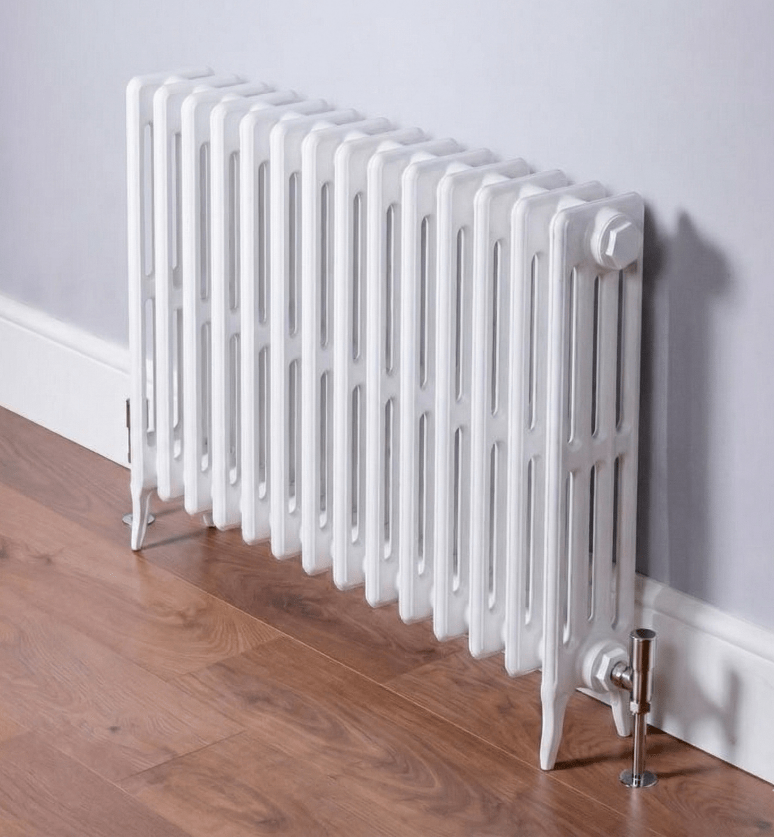 DQ Hawkshaw Horizontal 4 Column Cast Iron Radiator in 460H x 665W