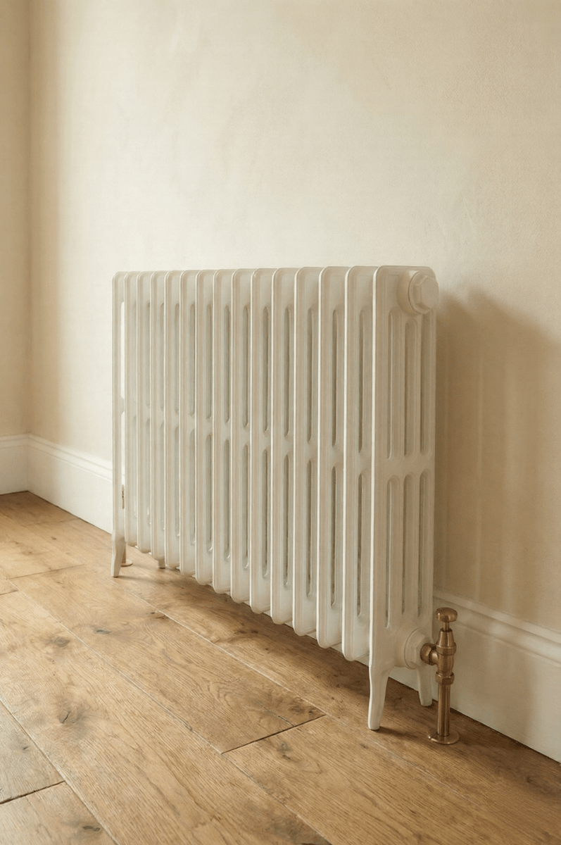 DQ Hawkshaw Horizontal 4 Column Cast Iron Radiator in 460H x 665W