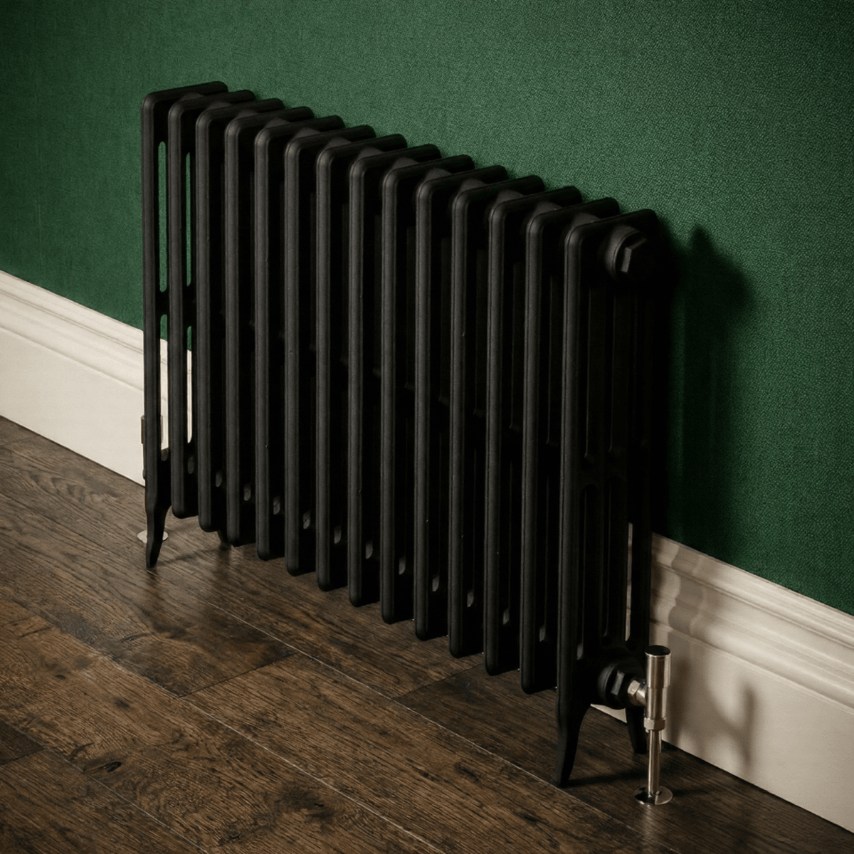 DQ Hawkshaw Horizontal 4 Column Cast Iron Radiator in 460H x 665W