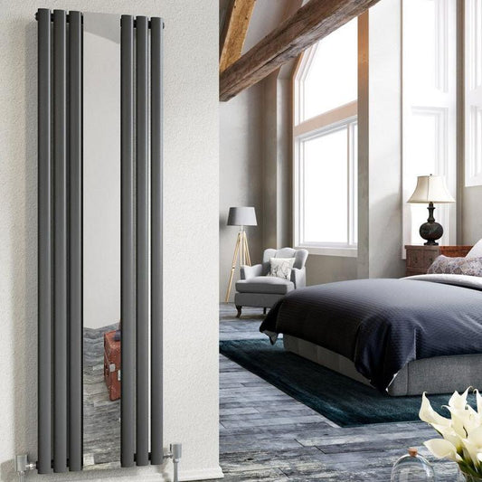 DQ Heating Cove Vertical Radiator Mirror in 1800H x 315W