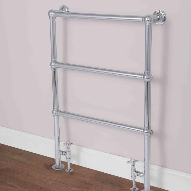 DQ Heating Eastbury Traditional Heated Steel Towel Rail in 952H x 680W