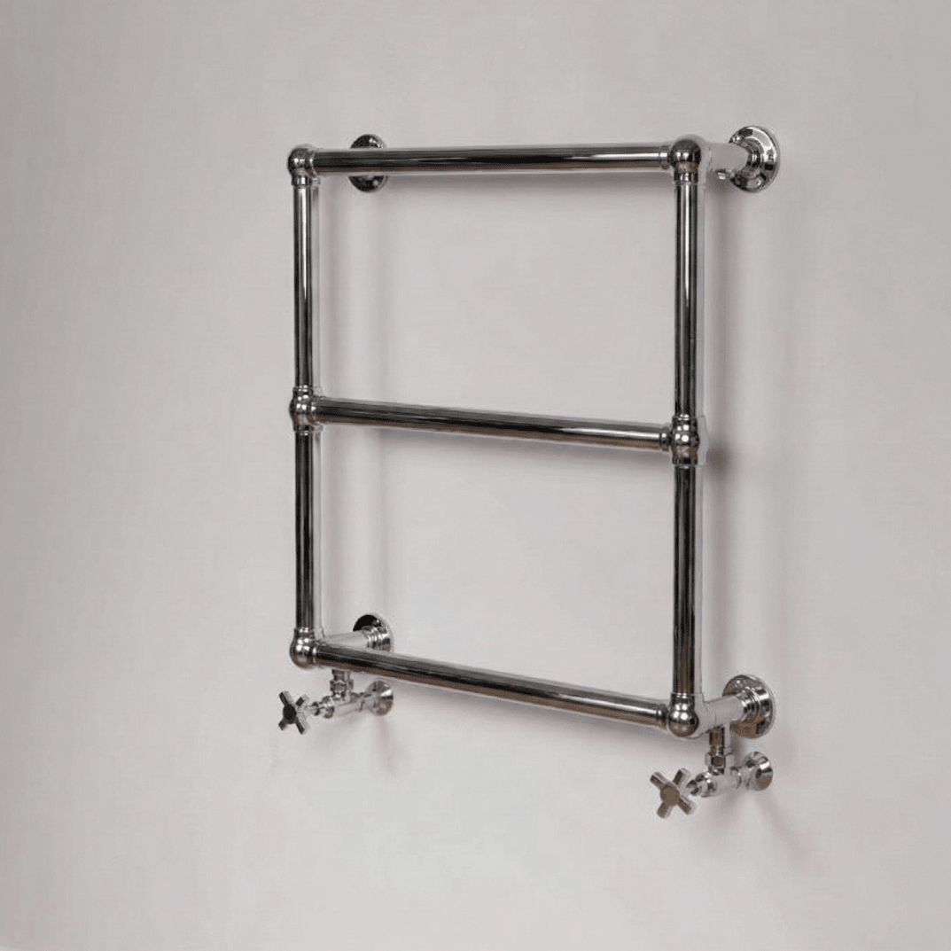 DQ Heating Hungerford Traditional Steel Towel Rail in 685H x 685W